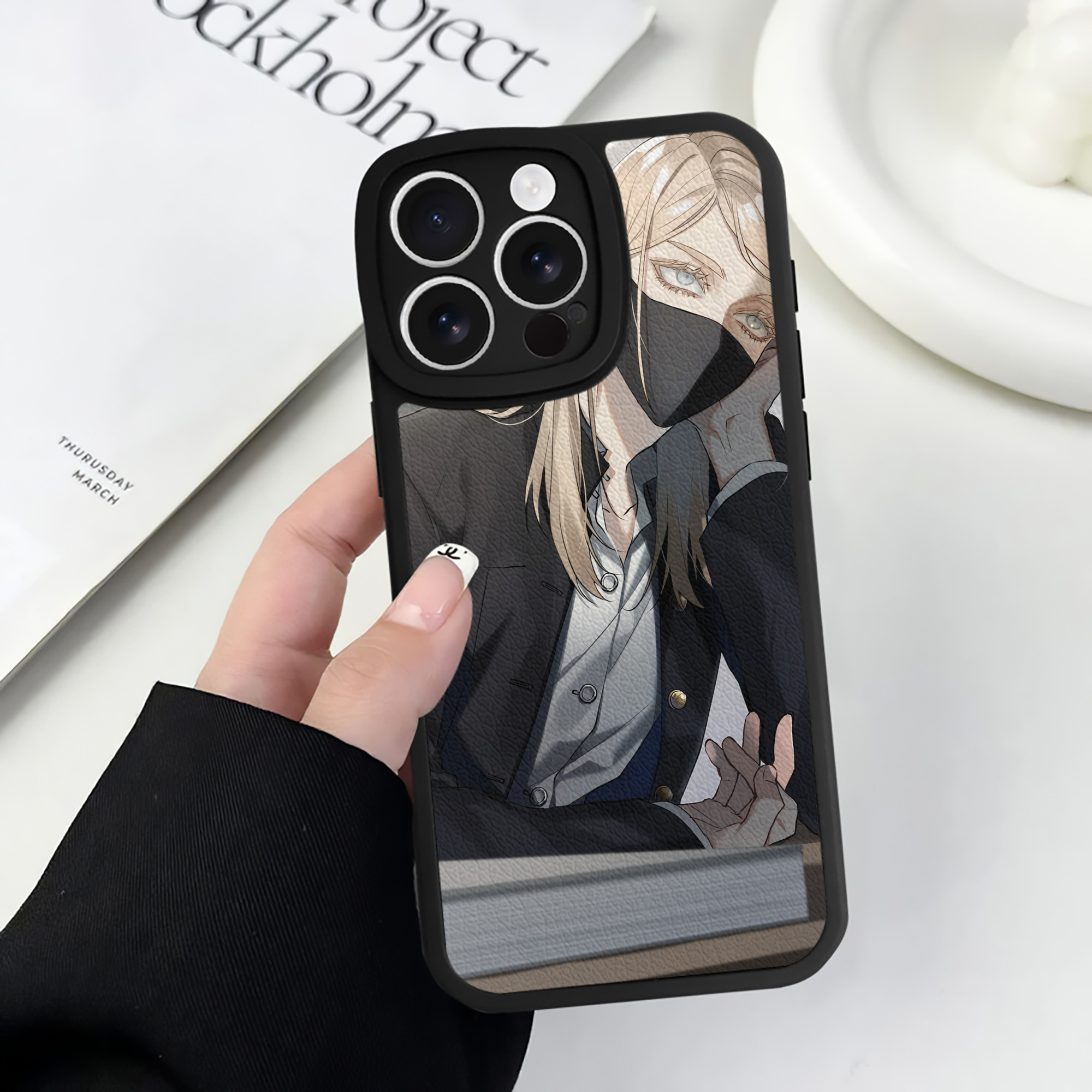 （画像用） 東京リベンジャーズ Tokyo Revengers 【iPhone 16シリーズ対応】シリコンスマホケース（レザー調） 材質：シリコン